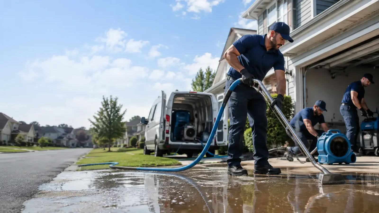Flood Damage Restoration in Port Crane, NY